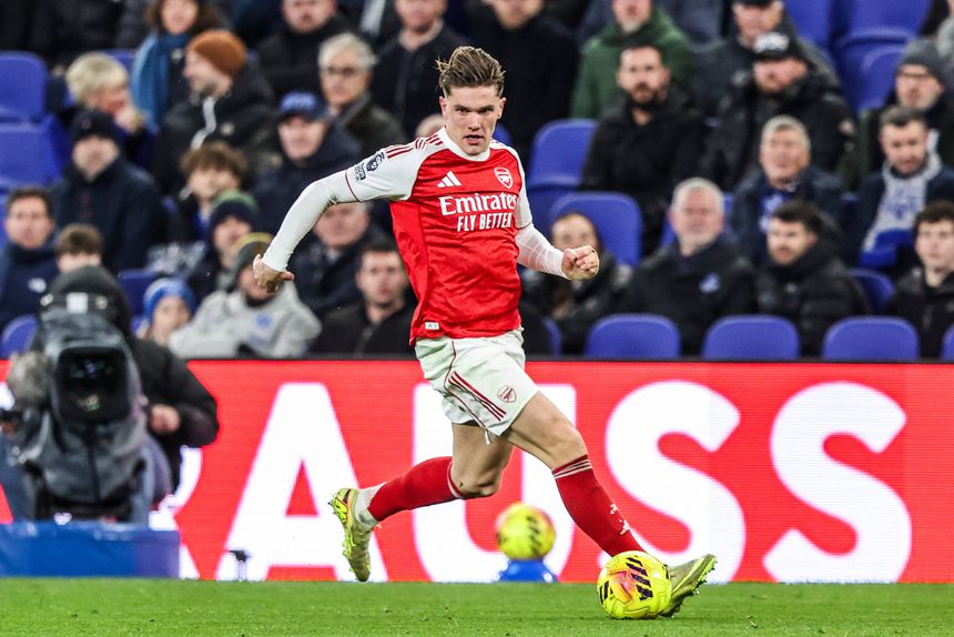 Viktor Gyokeres fez de penálti o único golo do Everton-Arsenal