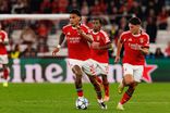 Richard Ríos, Leandro Barreiro e Sudakov, médios do Benfica - Foto Imago