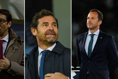 Rui Costa, André Villas-Boas e Frederico Varandas, presidentes de Benfica, FC Porto e Sporting
