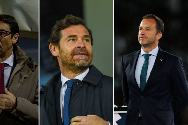 Rui Costa, André Villas-Boas e Frederico Varandas, presidentes de Benfica, FC Porto e Sporting