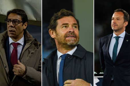 Rui Costa, André Villas-Boas e Frederico Varandas, presidentes de Benfica, FC Porto e Sporting