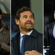 Rui Costa, André Villas-Boas e Frederico Varandas, presidentes de Benfica, FC Porto e Sporting