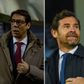 Rui Costa, André Villas-Boas e Frederico Varandas, presidentes de Benfica, FC Porto e Sporting