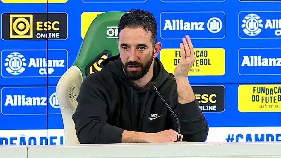 Os titulares e Pedro Gonçalves em dúvida: tudo o que disse Amorim na antevisão ao SC Braga