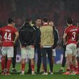 Bruno Lage com os jogadores do Benfica (Miguel Nunes)