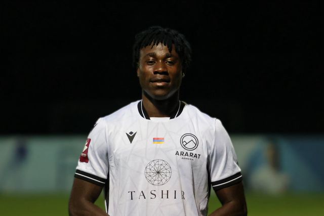 Mathew Gbomadu soma um golo esta temporada. Foto: Ararat