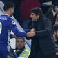 Diego Costa e Antonio Conte durante passagem pelo Chelsea