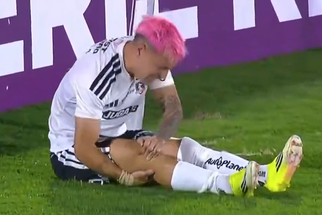 Cristián Zavala, do Colo Colo, após a 'Panenka' falhada (D.R.)