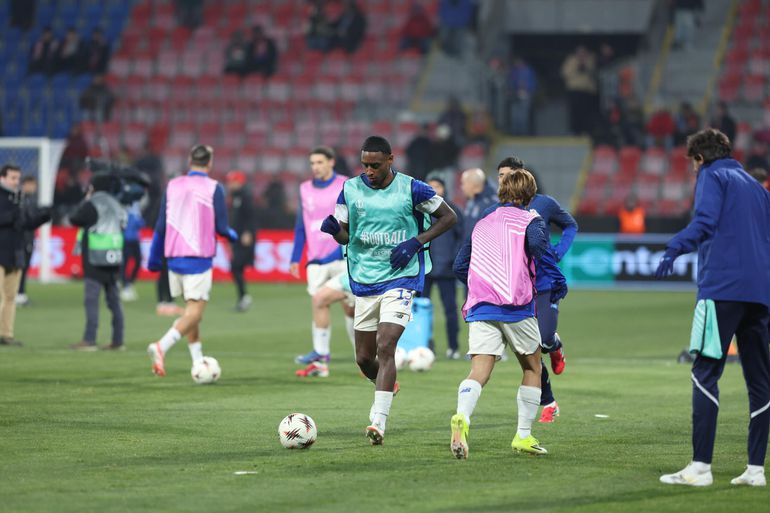 Aquecimento de Samu  (Foto: Catarina Morais/Kapta +)