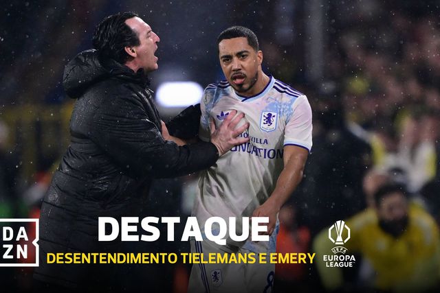 Discussão e empurrões: Unai Emery 'pegou-se' com Tielemans