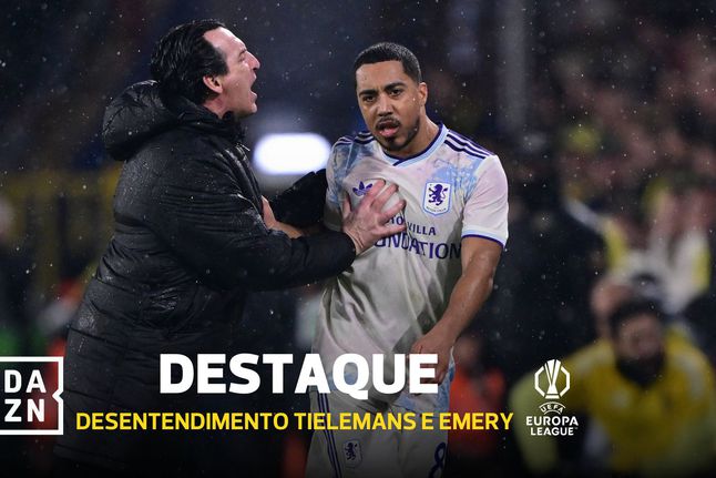 Discussão e empurrões: Unai Emery 'pegou-se' com Tielemans