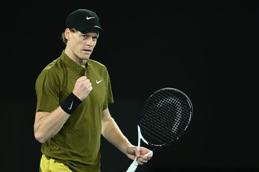 Jannik Sinner venceu na segunda ronda do Open da Austrália