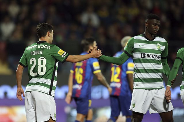 Pedro Gonçalves e Diomande podem regressar à competição no próximo sábado - Foto: Miguel Nunes