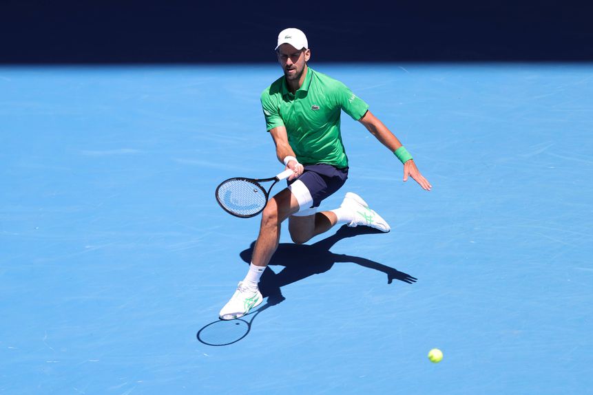 Novak Djokovic venceu na segunda ronda do Open da Austrália