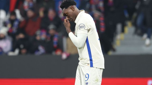 Samu frustrado por falhar novo penálti - Foto: Kapta+/Catarina Morais