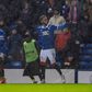 Chermiti a celebrar o golo de Diomande no Rangers