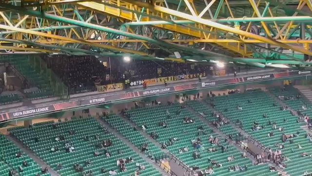 Equipa e adeptos suíços já aquecem