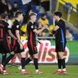 Dani Olmo fez um dos golos do Barcelona frente ao Las Palmas