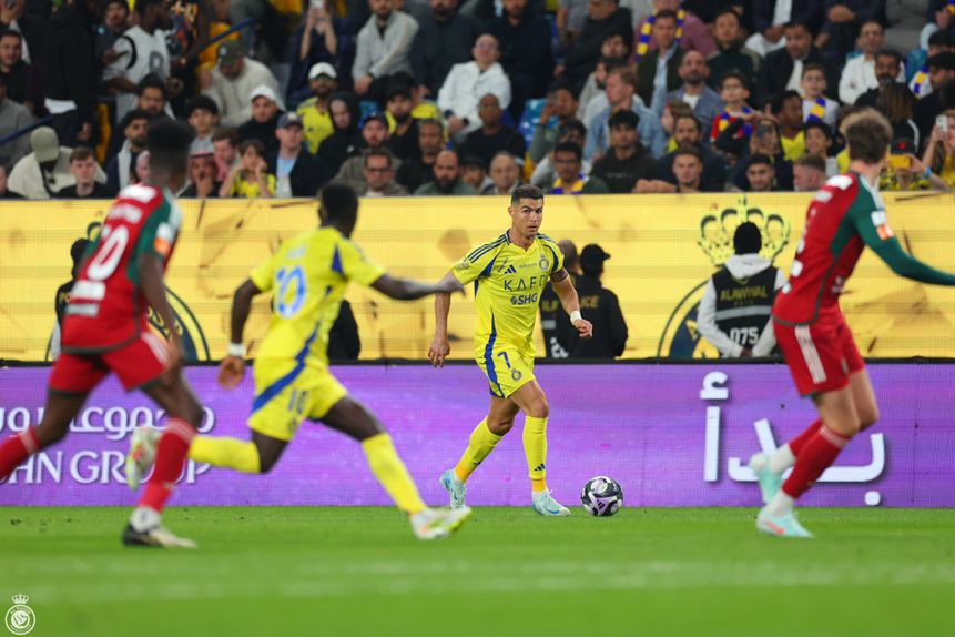 Cristiano Ronaldo ficou em branco na derrota do Al Nassr