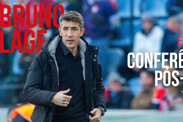 Direto: siga a conferência pós-jogo de Bruno Lage