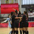 Benfica na final da Taça da Liga de Futsal Feminino (Foto: FPF)