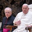 Papa Francisco marca presença numa audiência no Vaticano, a 12 de fevereiro de 2025