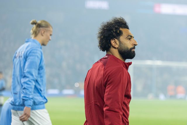 Haaland e Salah frente a frente