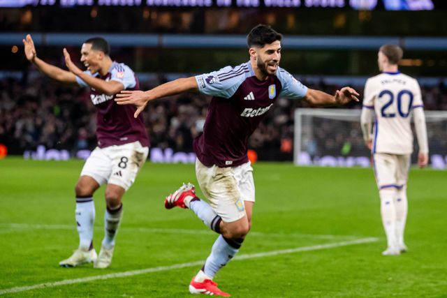 Asensio festeja golo contra o Chelsea