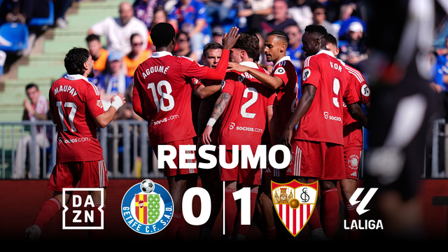 Sevilha acaba com série negativa e bate Getafe (resumo)