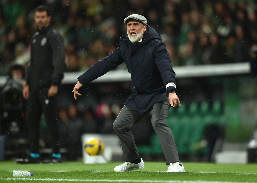 Álvaro Pacheco pegou no Casa Pia há pouco mais de um mês e apenas perdeu por uma vez (Foto Miguel Nunes)