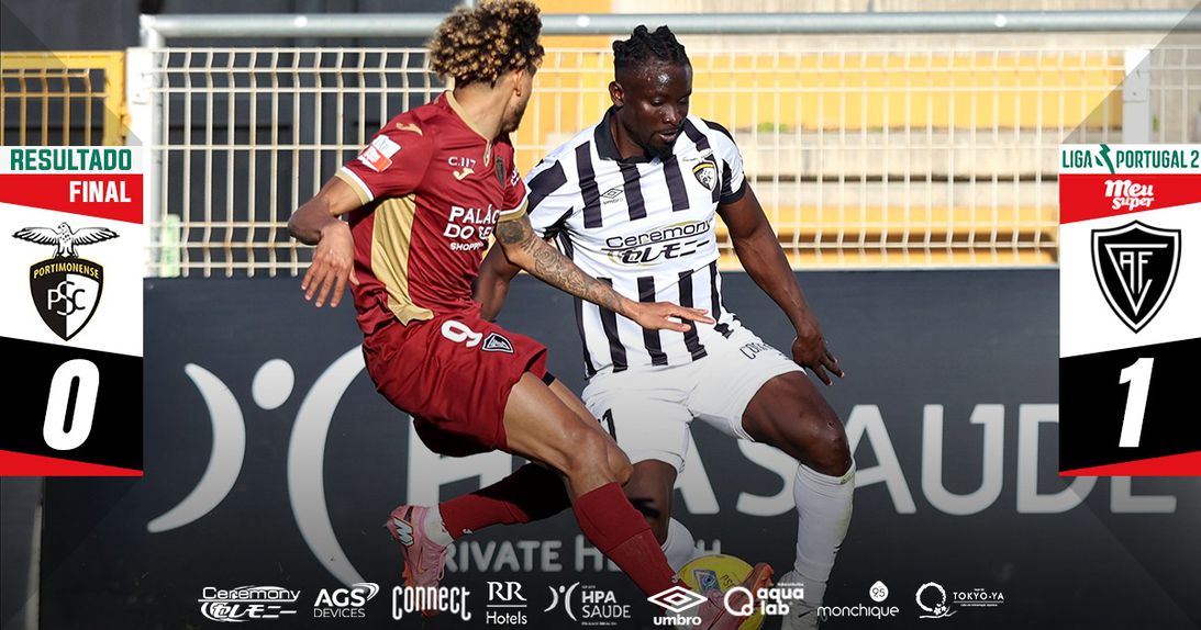 O Académico de Viseu venceu em Portimão e isolou-se no 2.º lugar da Liga 2. -Foto: PORTIMONENSE SAD