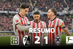 Friburgo quase europeu vence um Monchengladbach quase despromovido (resumo)