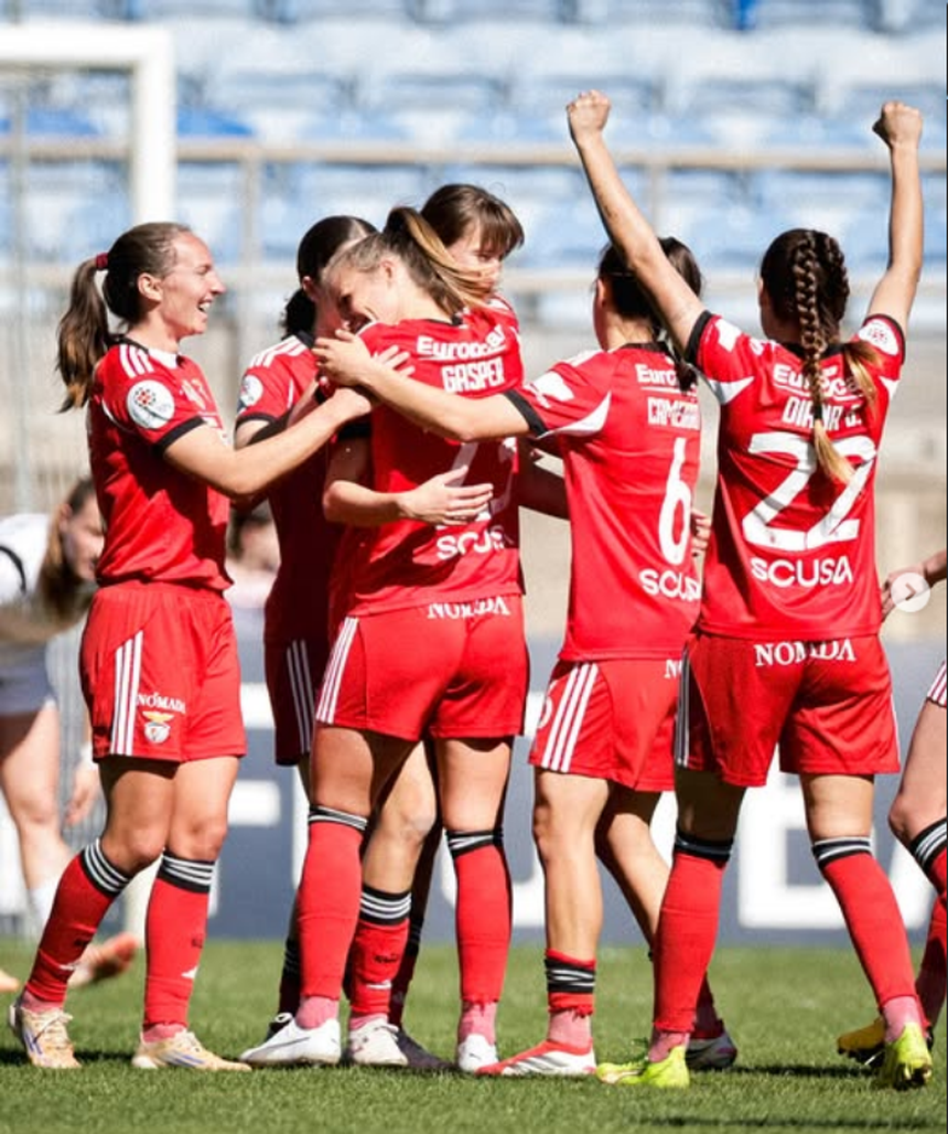 A equipa encarnada goleou o Damaiense (Foto: SL BENFICA)