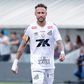 Neymar com a camisola do Santos