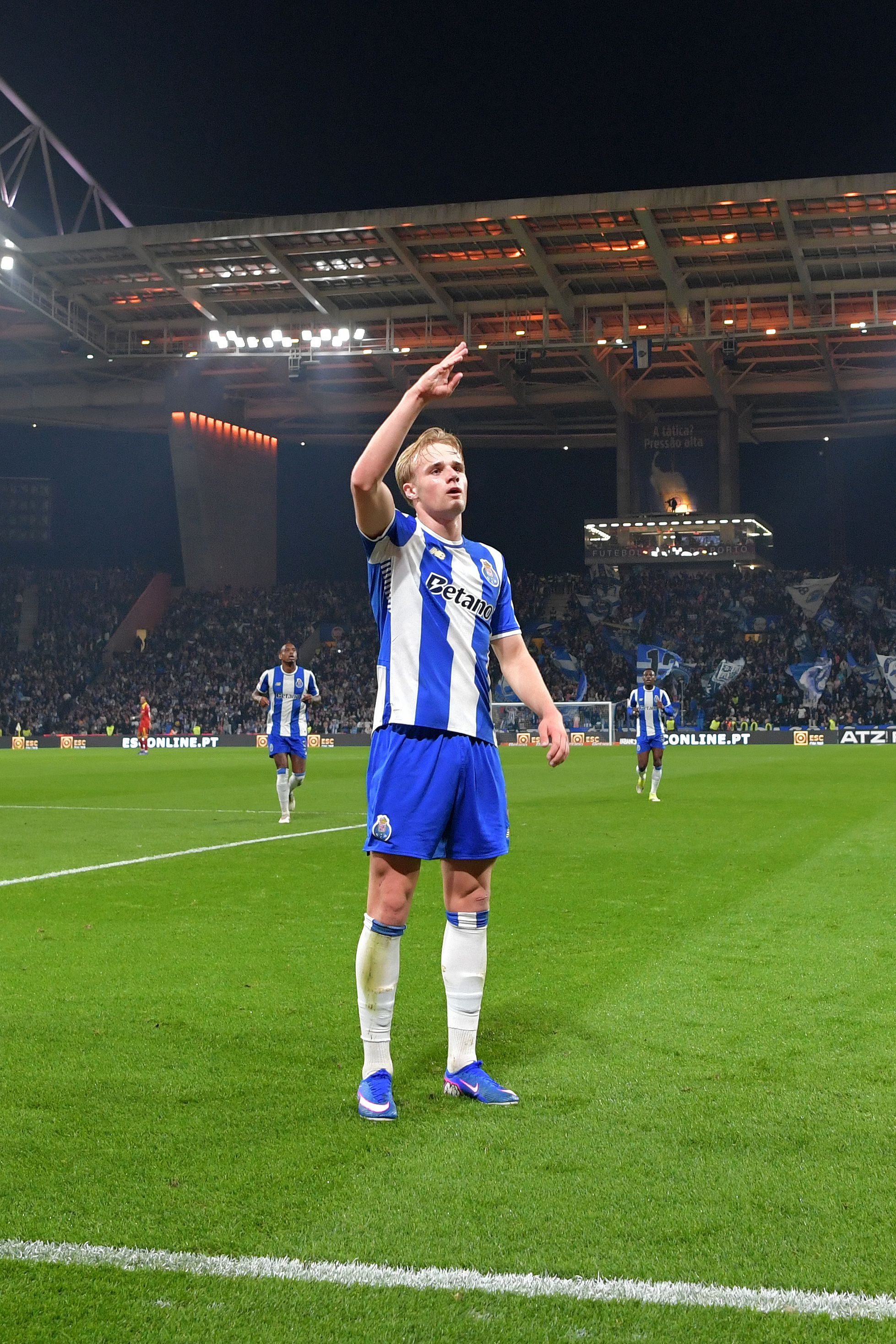 Froholdt marcou o único golo do FC Porto na receção ao Rio Ave, depois de um bom entendimento entre Gabri Veiga e Pietuszewski - Foto: Rogério Ferreira / Kapta +