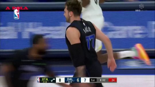 Luka Doncic marca 34 na vitória dos Mavericks sobre os Jazz