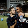 Cancelo esteve em Guimarães e recebeu carinho especial dos colegas