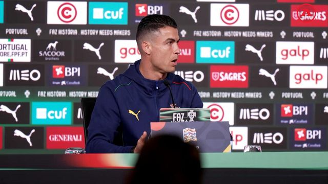 Ronaldo: «Estamos num momento um bocadinho mais tenso»