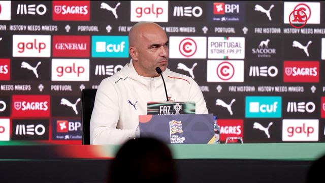 Roberto Martínez: «Queremos a perfeição, mas o futebol não é isso»