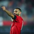 Mohamed Salah a celebrar mais um golo pelo Egito