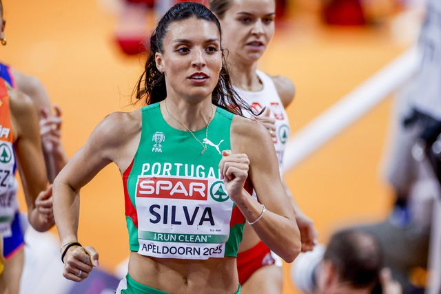 Patrícia Silva na final dos 800 metros dos Mundiais de atletismo
