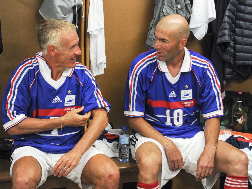 Didier Deschamps e Zidane