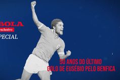 Especial: dois convidados especiais recriam último golo de Eusébio pelo Benfica