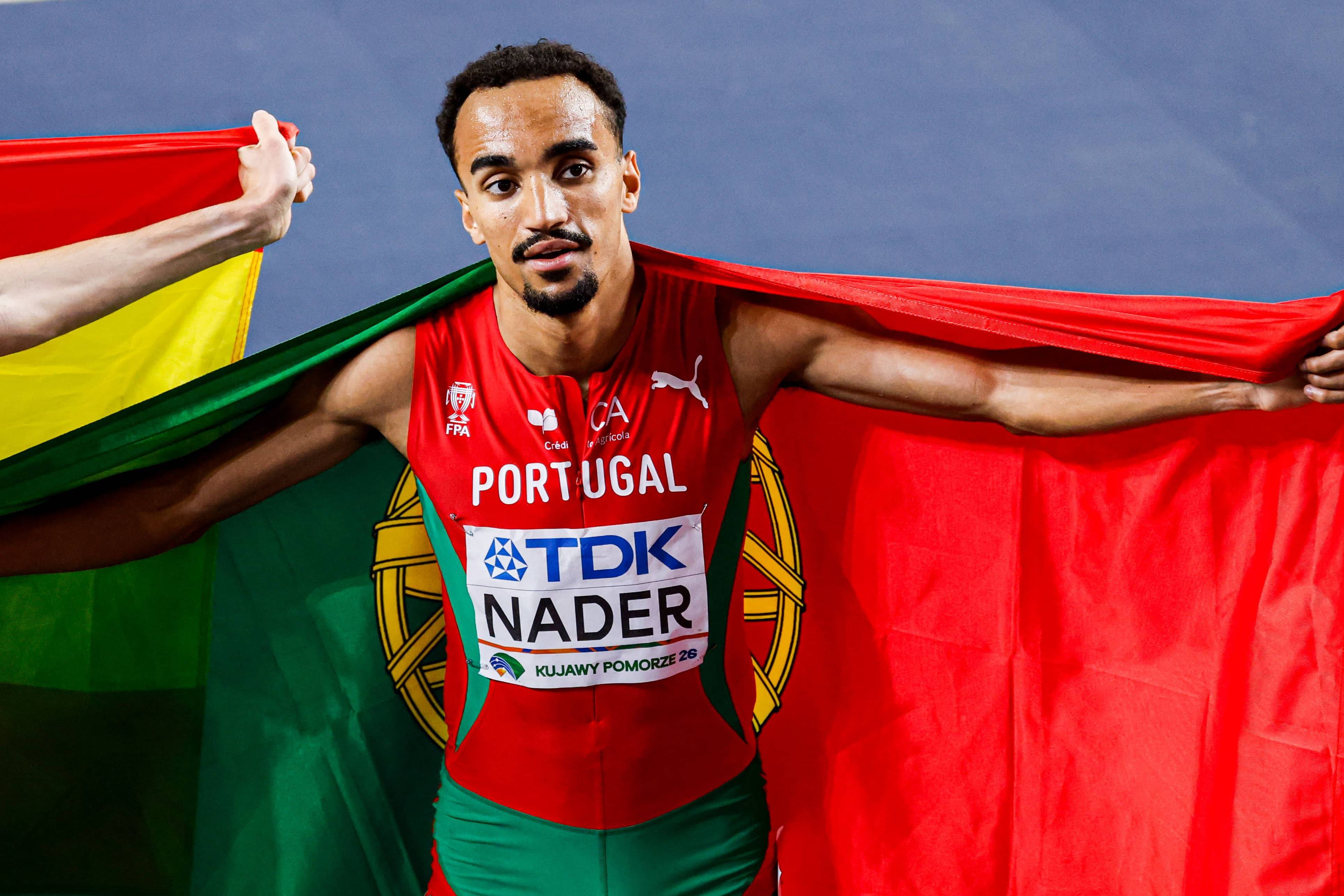 Isaac Nader, 26 anos, conquistou a terceira medalha portuguesa nos 1500 metros. IMAGO