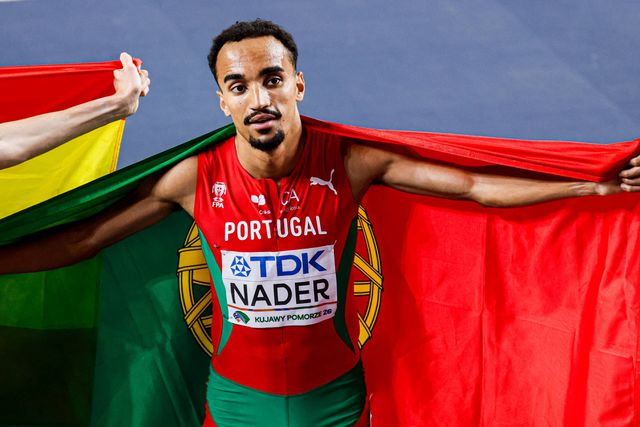 Isaac Nader, 26 anos, conquistou a terceira medalha portuguesa nos 1500 metros. IMAGO