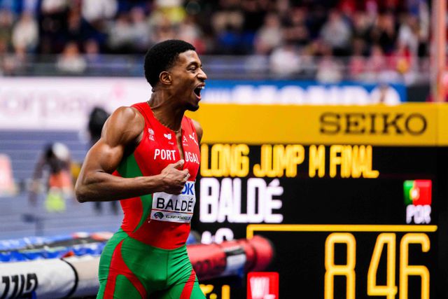 Gerson Baldé, campeão descontraído