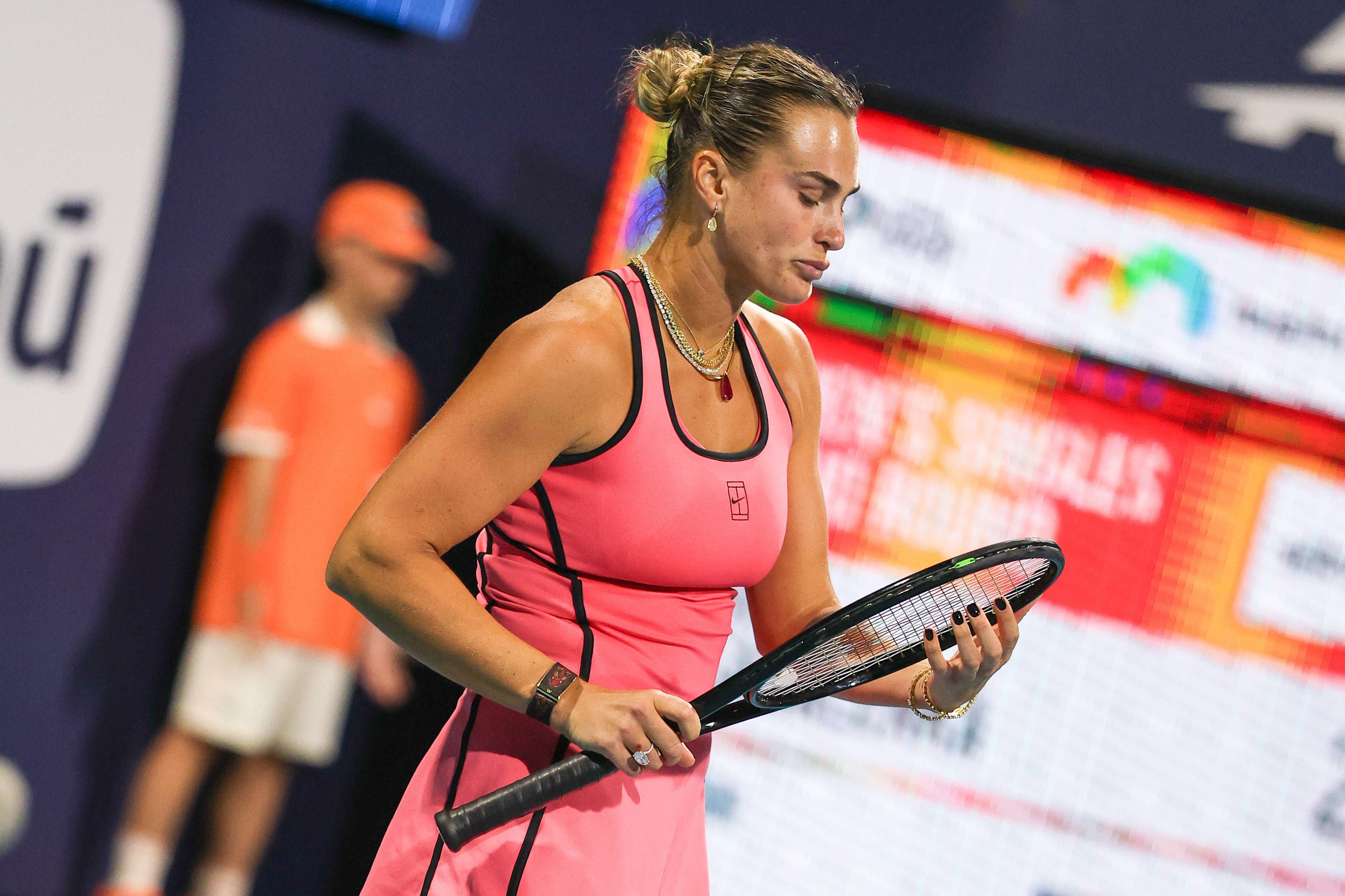 Sabalenka não gostou de ser desconsiderada em relação a Alcaraz. IMAGO