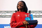 Agate de Sousa, atleta do Benfica, 25 anos, uma estrela em ascensão, uma portuguesa que voa