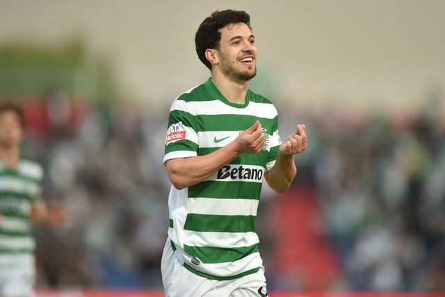 Pedro Gonçalves a celebrar um dos golos em Alverca - Foto: MIGUEL NUNES