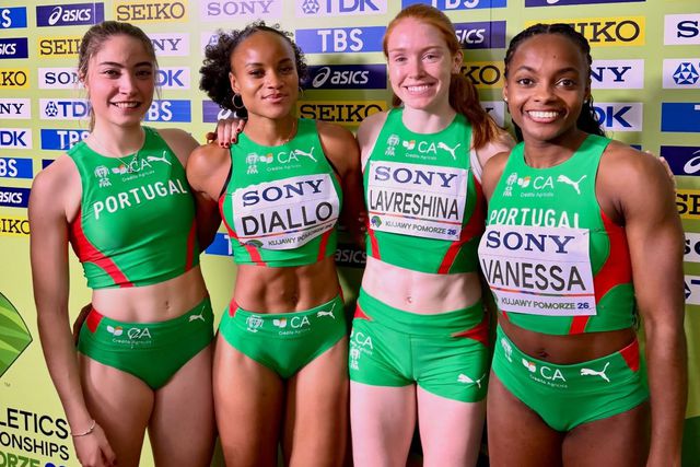 Clara Martinha, Fatouma Diallo, Sofia Lavreshina e Carina Vanessa - Foto FPA/Sportmedia